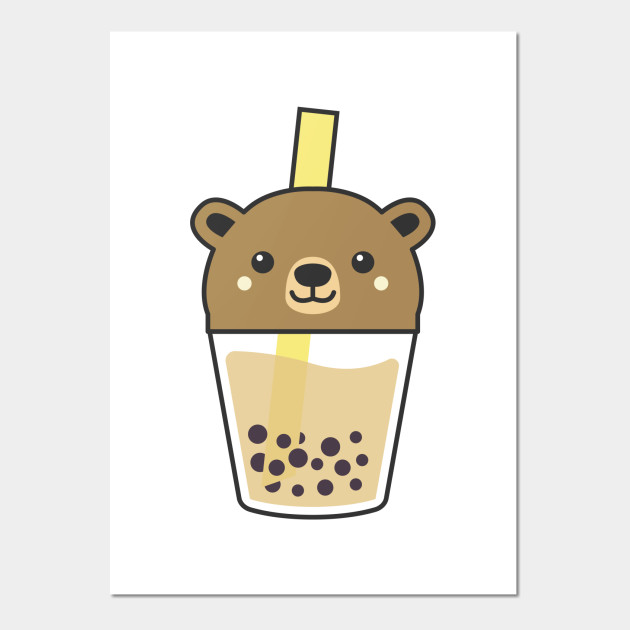 Cute Kawaii Bubble Tea Boba Milk Bear Lover Gift Idea Bubble Tea Posters And Art Prints Teepublic This is a huge guide to drawing in kawaii style (super cute kawaii people : cute kawaii bubble tea boba milk bear lover gift idea
