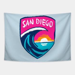 San Diego Waveeee FC 05 Tapestry