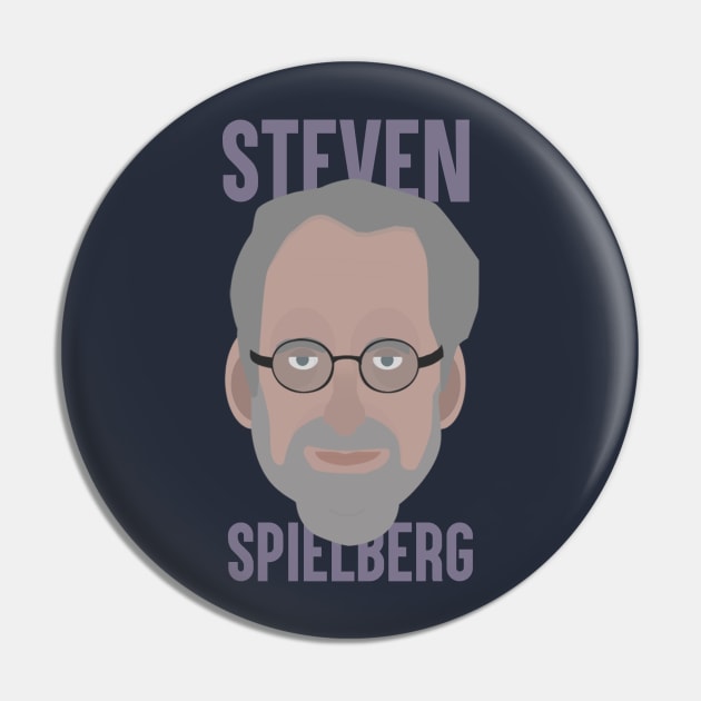 Steven Spielberg Head Pin by JorisLAQ