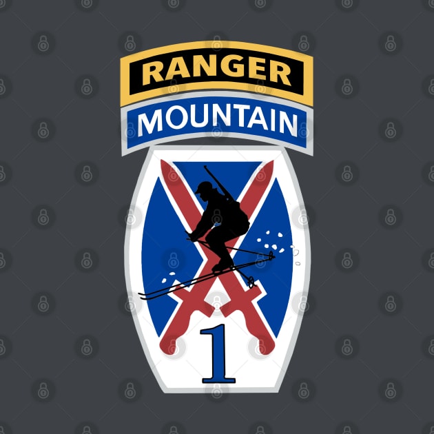 10th Mountain Division 1st Brigade Ranger by Trent Tides