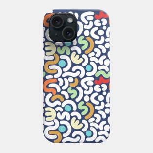 wavey colorful pattern Phone Case