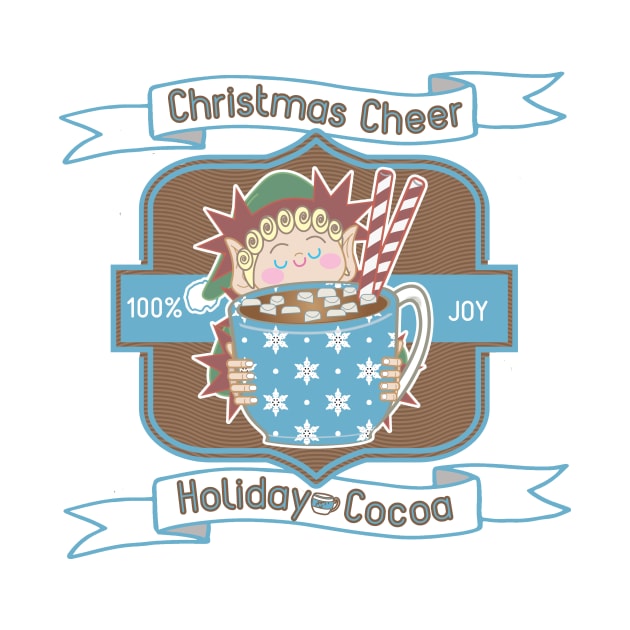 Christmas Cheer Holiday Cocoa Badge by Kutesy_World