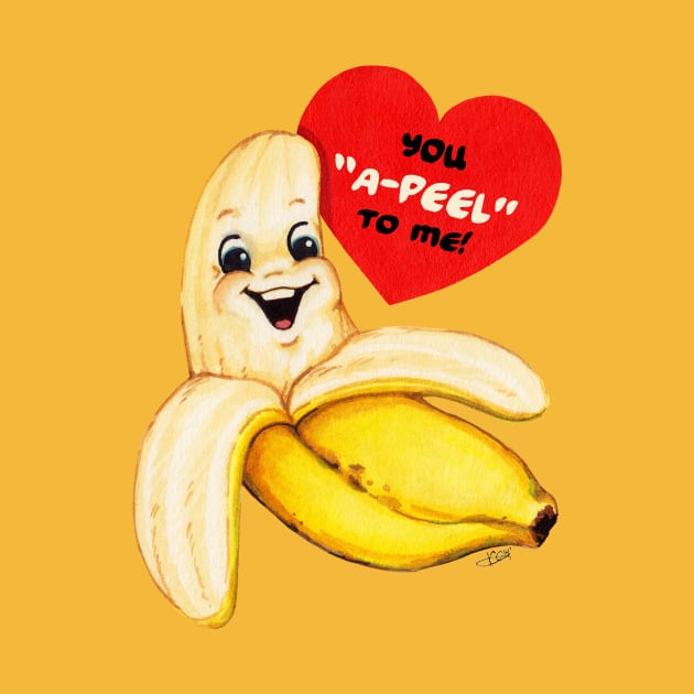 Valentine Banana by KellyGilleran