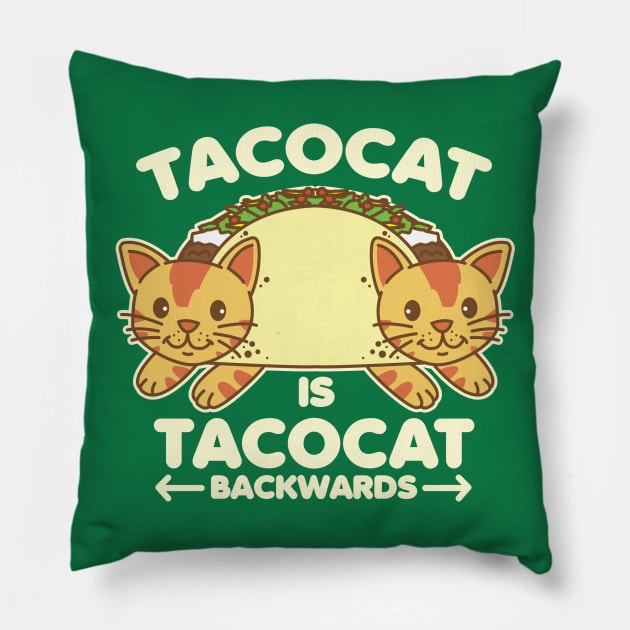 Tacocat Pillow by DetourShirts