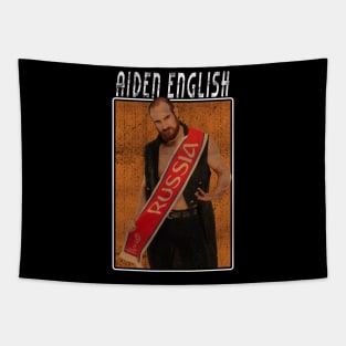 Vintage Wwe Aiden English Tapestry