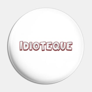 Idioteque (radiohead) Pin