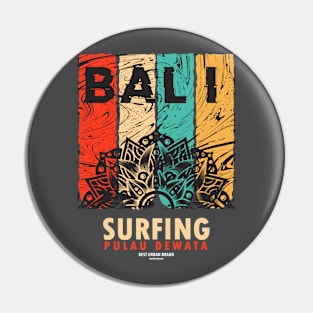 Bali Surfing Pin