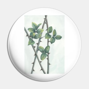 Rose Thorns Pin