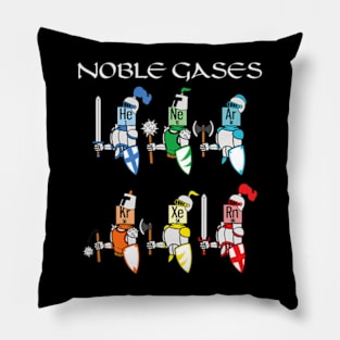 Chemistry Medieval Science Noble Gases Knight Pillow