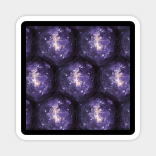 Purple Planets Space Galaxy Magnet