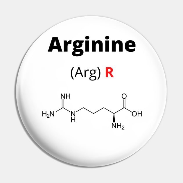 Amino acid Arginine Pin by RedPOD