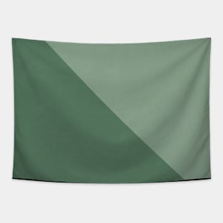 Sage and Forest Green Geometry Boho Texture Tapestry