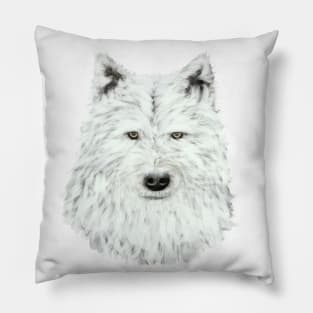 Winter Wolf Pillow