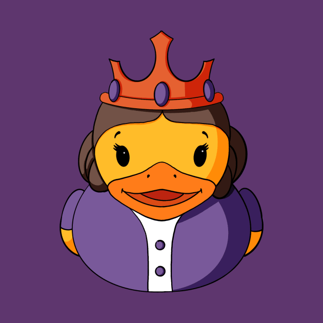 Queen Rubber Duck by Alisha Ober Designs