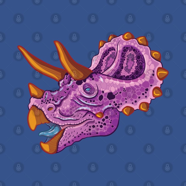 Triceratops (grape) by JenniferSmith