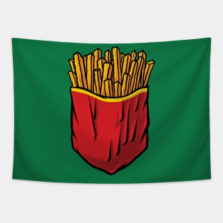 french fries pocket Tapestry