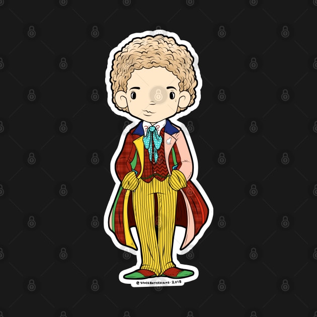 6th Doctor by SpacebatDesigns 