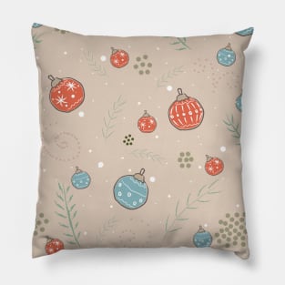 Winter Ornaments Pillow