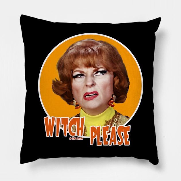 Endora - Witch please Pillow by Camp.o.rama