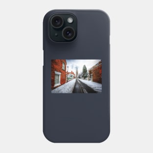 Westgate, Louth Winter Snow Scene Phone Case