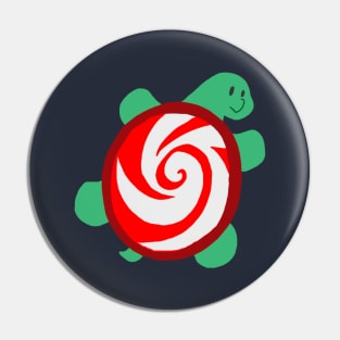 Peppermint Turtle Pin