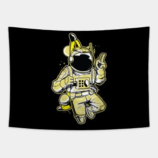 Astronaut Banana Lover Tapestry