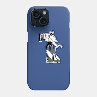 Robot Scribble Phone Case