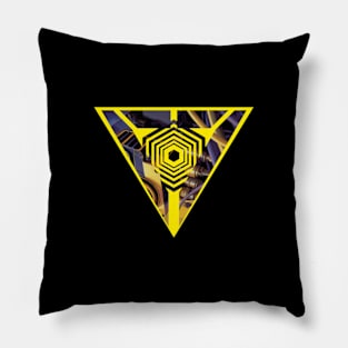 SF Triangle - Futuristic Design Pillow