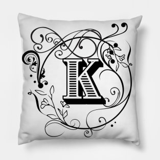 Letter K Pillow