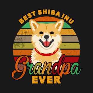 Best Shiba Inu Grandpa Ever T-Shirt