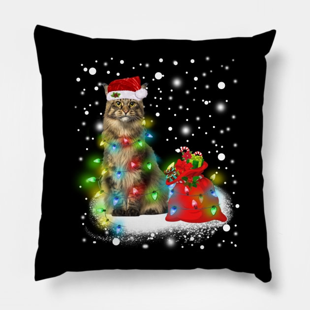 Maine Coon Pillow by TeeAbe