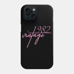 37th Birthday Gift For Men And Women Vintage 1982 Phone Case