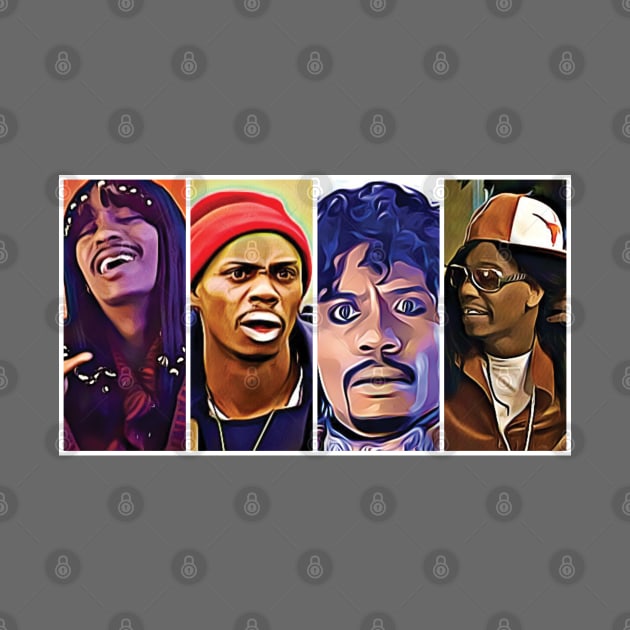 Many Faces of Dave Chappelle by hellomammoth