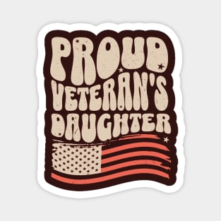 Proud Veteran's Daughter Magnet