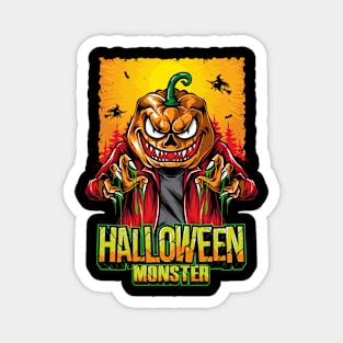 scary halloween monster Magnet