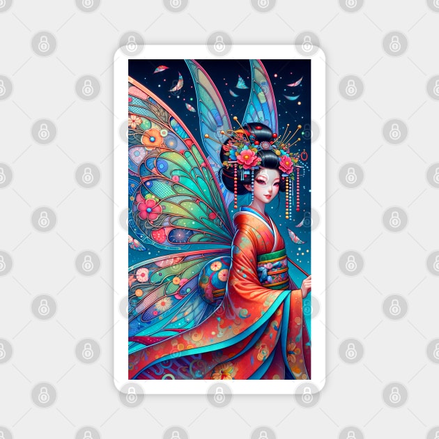 Japanese Fairy Magnet by HolidayBug