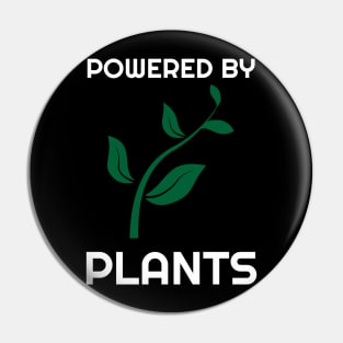 Powered by Plants Gift - Vegan Vegetarian Pin