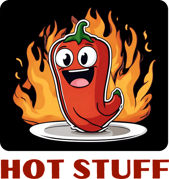 Hot Stuff | Chili Pun Kids T-Shirt by Allthingspunny