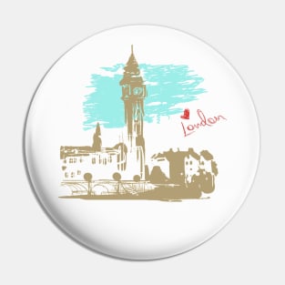 London Souvenir Pin