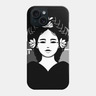 Korean Gisaeng Design | Handmade Traditional Illustration | By Atelier Serakara Phone Case