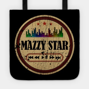 Graphic Mazzy Star Name Retro Distressed Cassette Tape Vintage Tote