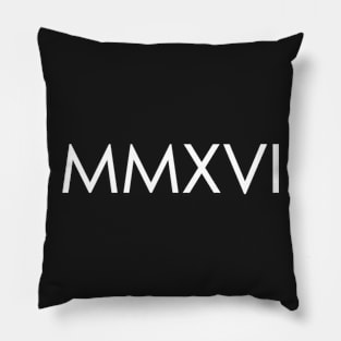 MMXVI Pillow