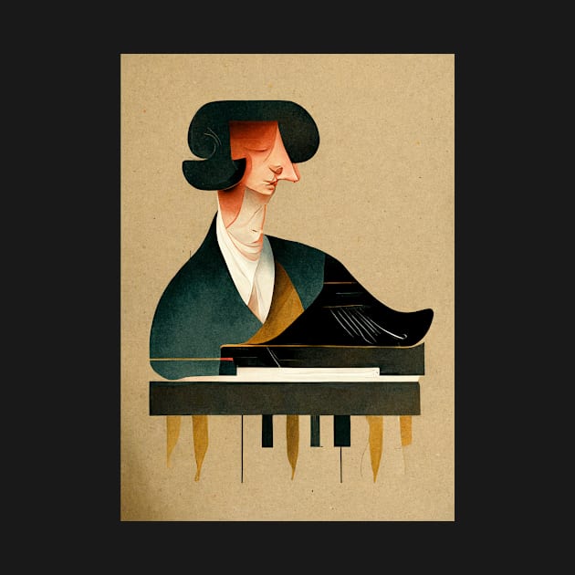 Pianist by deificusArt