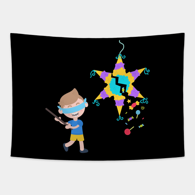 Hit The Pinata Tapestry by holidaystore