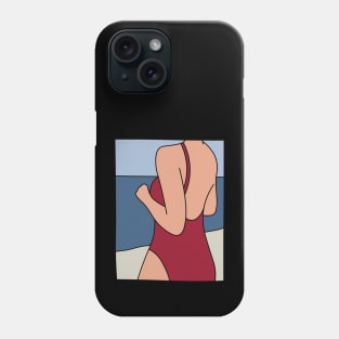 swimwear girl Phone Case