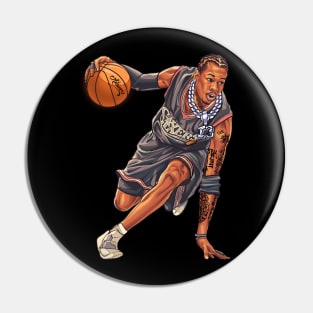 ALLEN IVERSON  Art  Design Pin