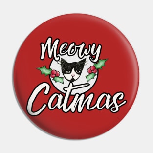 Meowy Catmas Pin