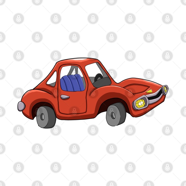 Cartoon Car by AdJohnson