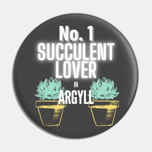 No.1 Succulent Lover In Argyll Pin