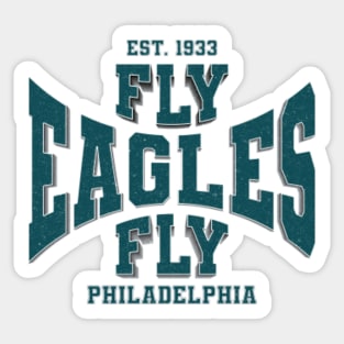 Vintage Philadelphia Eagles 1 by © Buck Tee Originals - Philadelphia Eagles  - Sticker